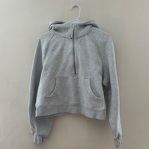 Lululemon Gray Half-Zip Hoodie Sweatshirt - Women